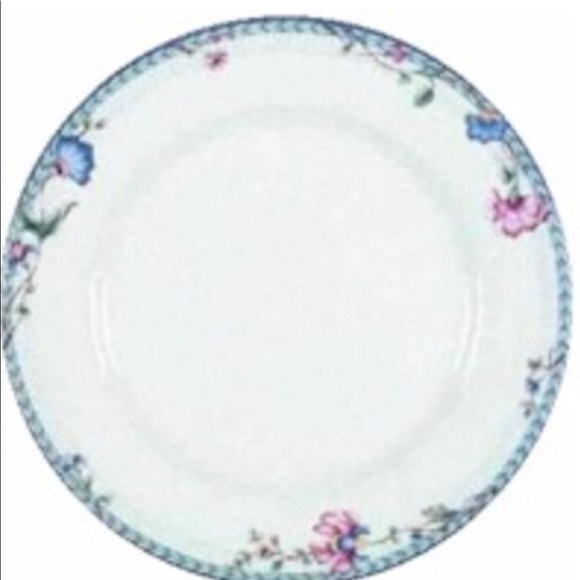 VINTAGE ONEIDA FINE PORCELAIN BLUE LATTICE 5 PIECE DINNERWARE TABLE FOR 6 - Picture 5 of 12